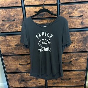 Maurices “Family Faith Football” Graphic Tee*